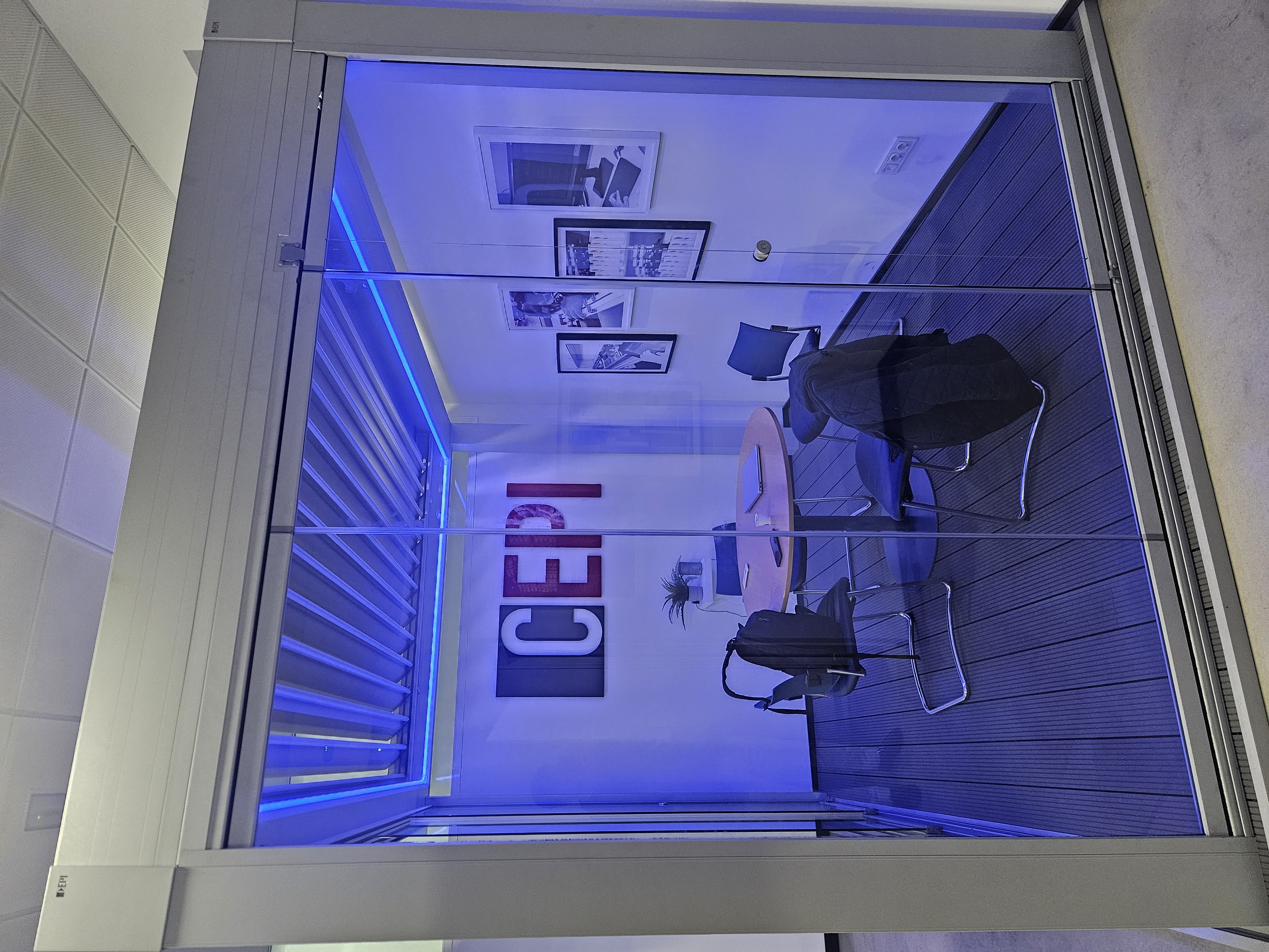 Detalle perfilería sistema abatible K25