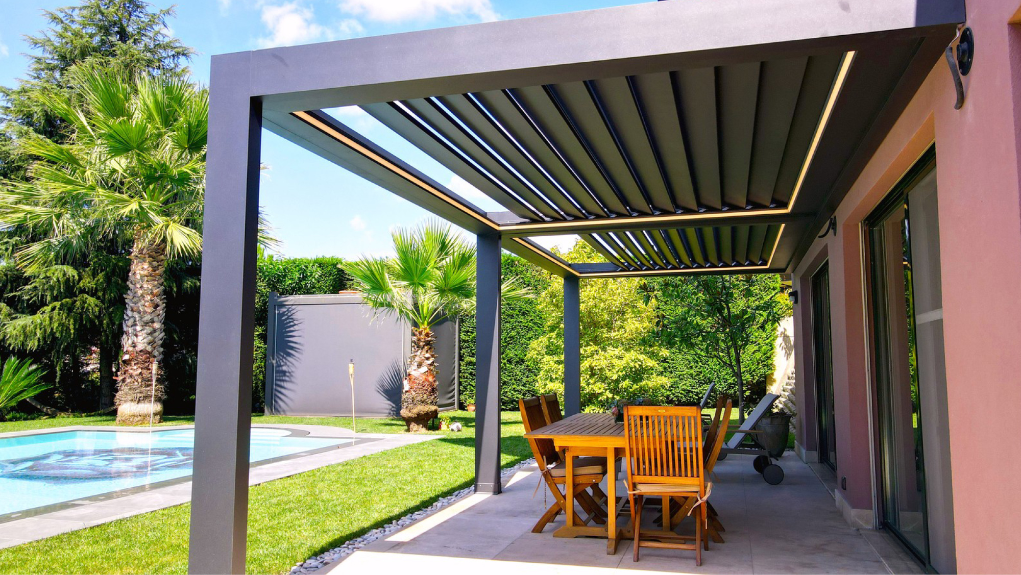Pérgola Híbrida Premium de diseño